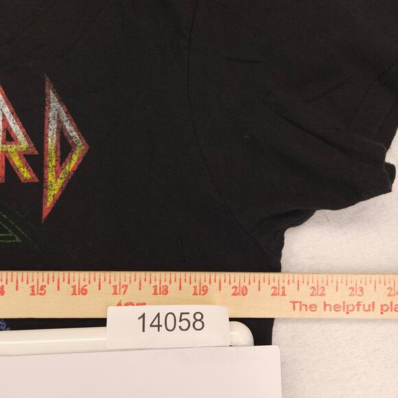 Def Leppard Band Graphic Crew Neck T Shirt Adult Mens Size Large L Black - Picture 6 of 9